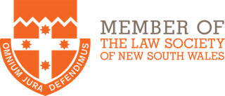 Member of The Law Society of New South Wales